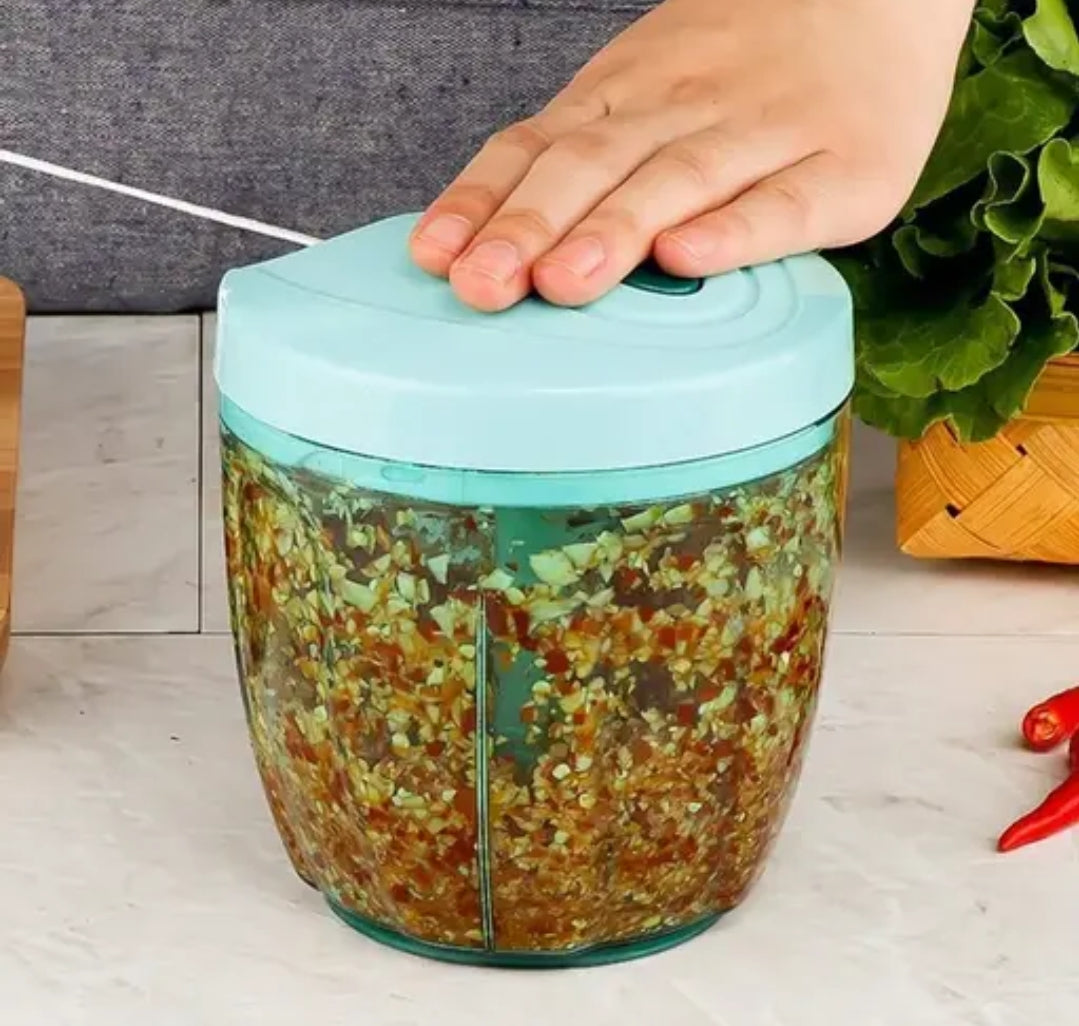 The 5-Blade Speedy Prep Master | Heavy-Duty Handheld Food Chopper (1000ML)