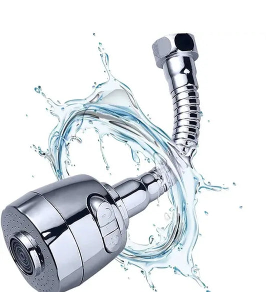 360Degree Flexible Stainless Steel Tap Extender | Dual-Mode Kitchen Faucet Sprayer