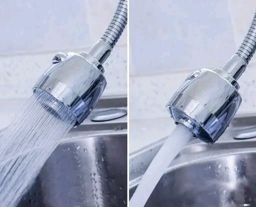 360Degree Flexible Stainless Steel Tap Extender | Dual-Mode Kitchen Faucet Sprayer