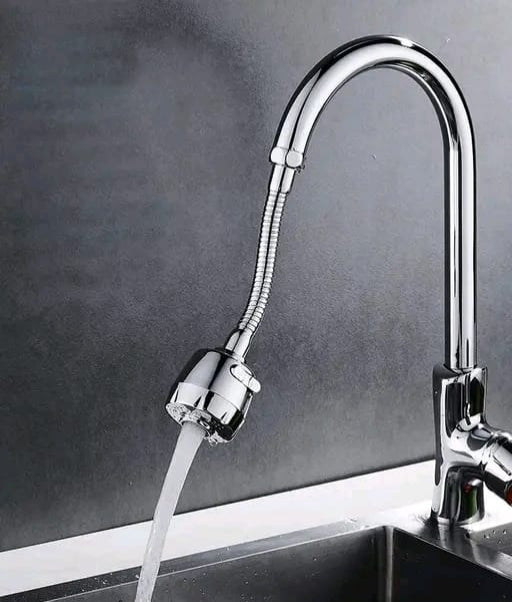 360Degree Flexible Stainless Steel Tap Extender | Dual-Mode Kitchen Faucet Sprayer